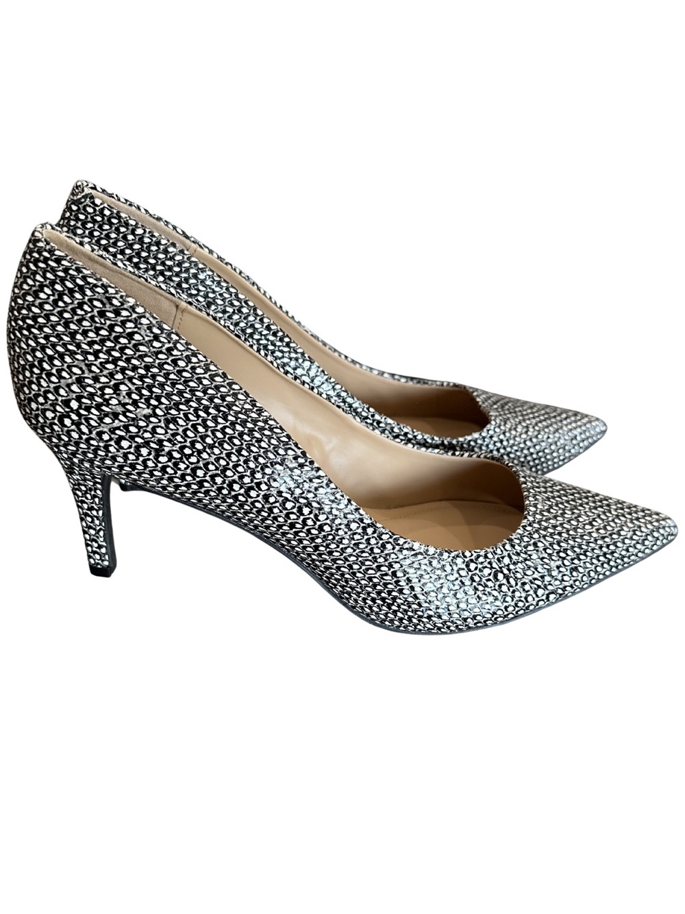 Alfani Women's Jeules Step 'N Flex 3” High Heel Snakeskin Pumps Size 11 - Picture 5 of 8